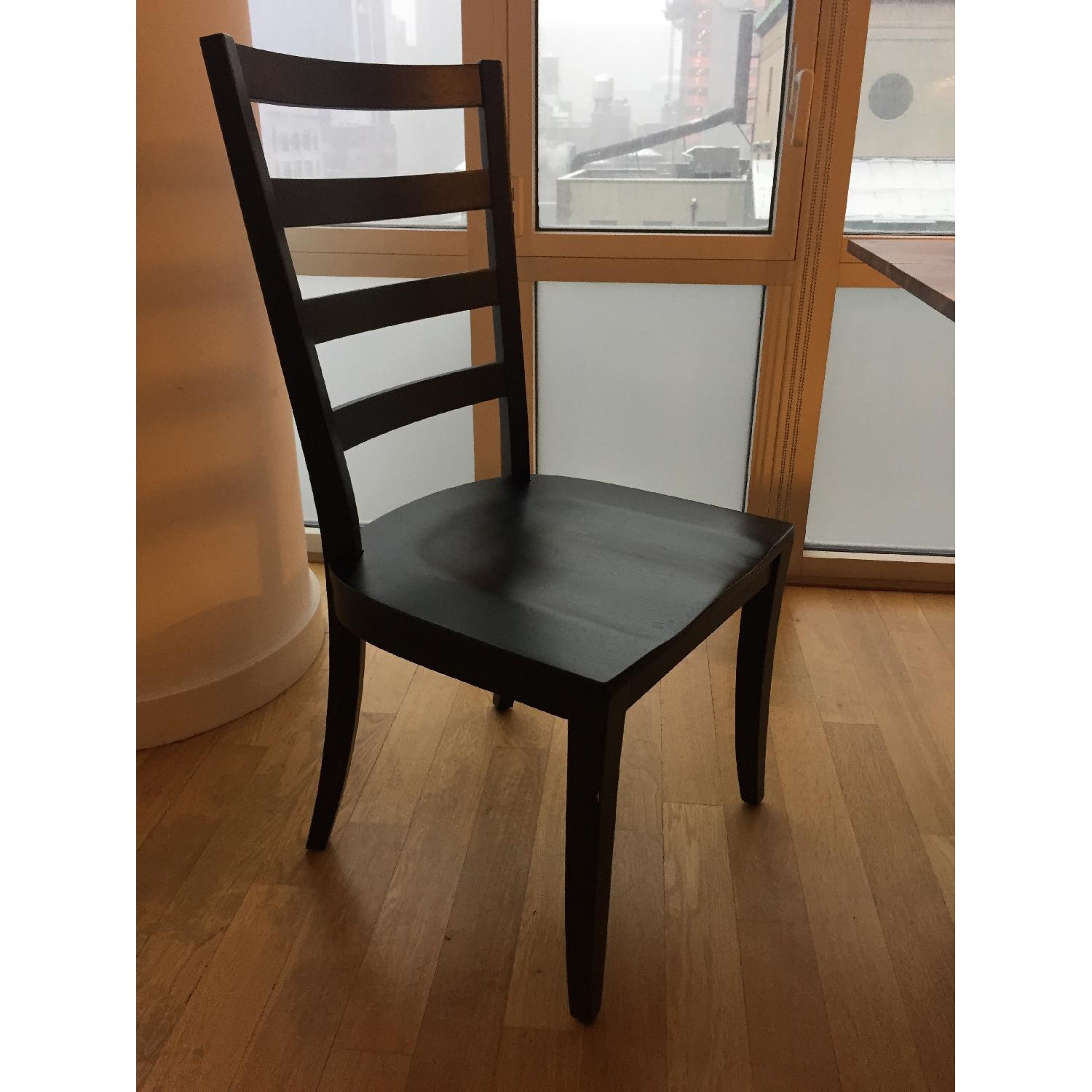 Crate & Barel Origami Drop Leaf 5 Piece Rectangular Dining Set - image-4