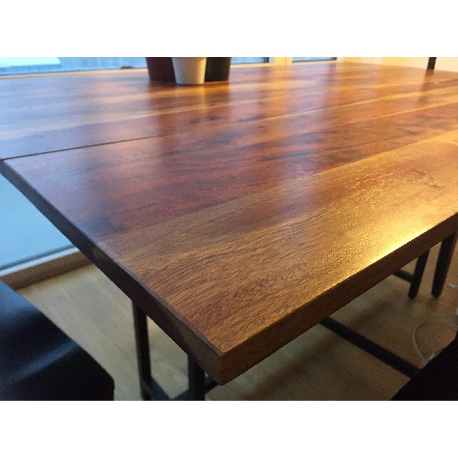 Crate & Barel Origami Drop Leaf 5 Piece Rectangular Dining Set - image-5