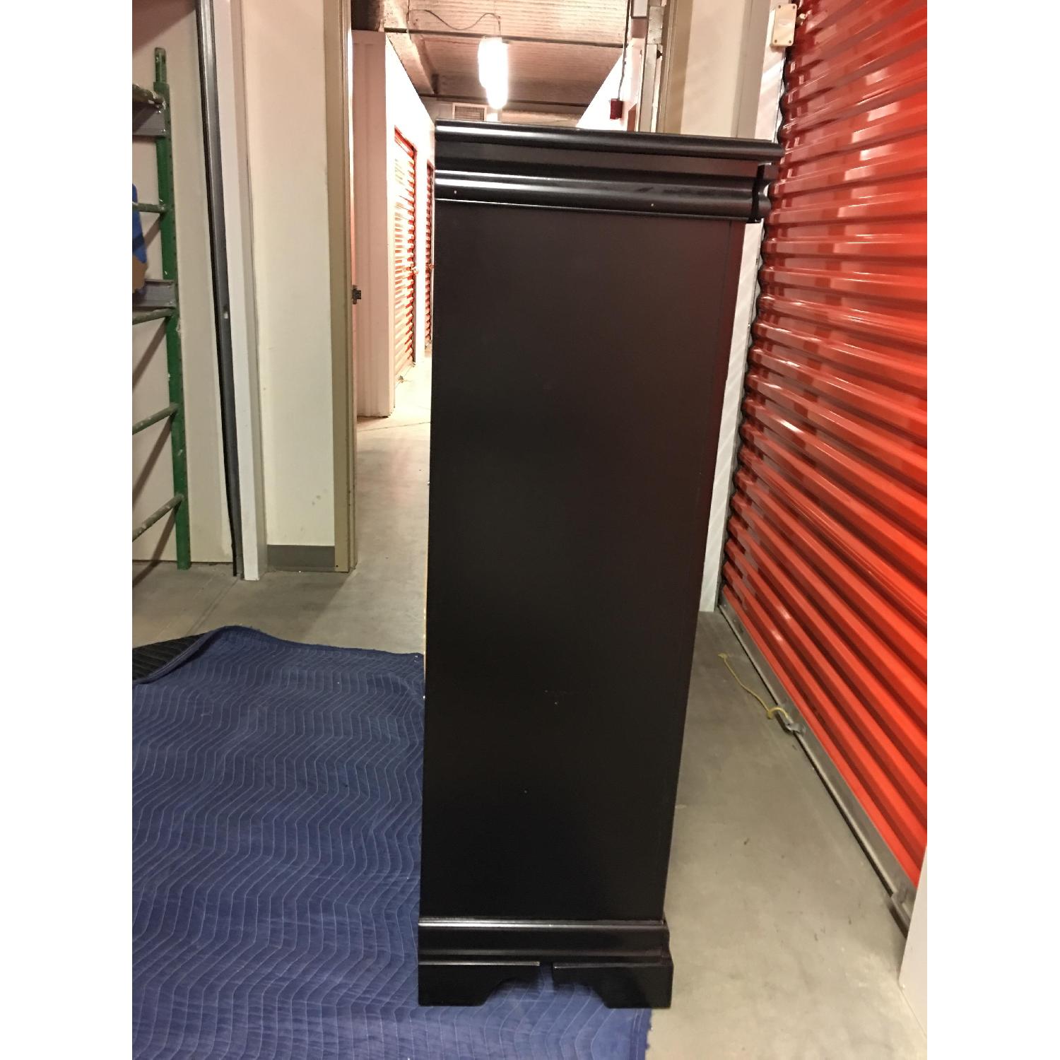 Bob's Black 5 Drawer Dresser - image-2