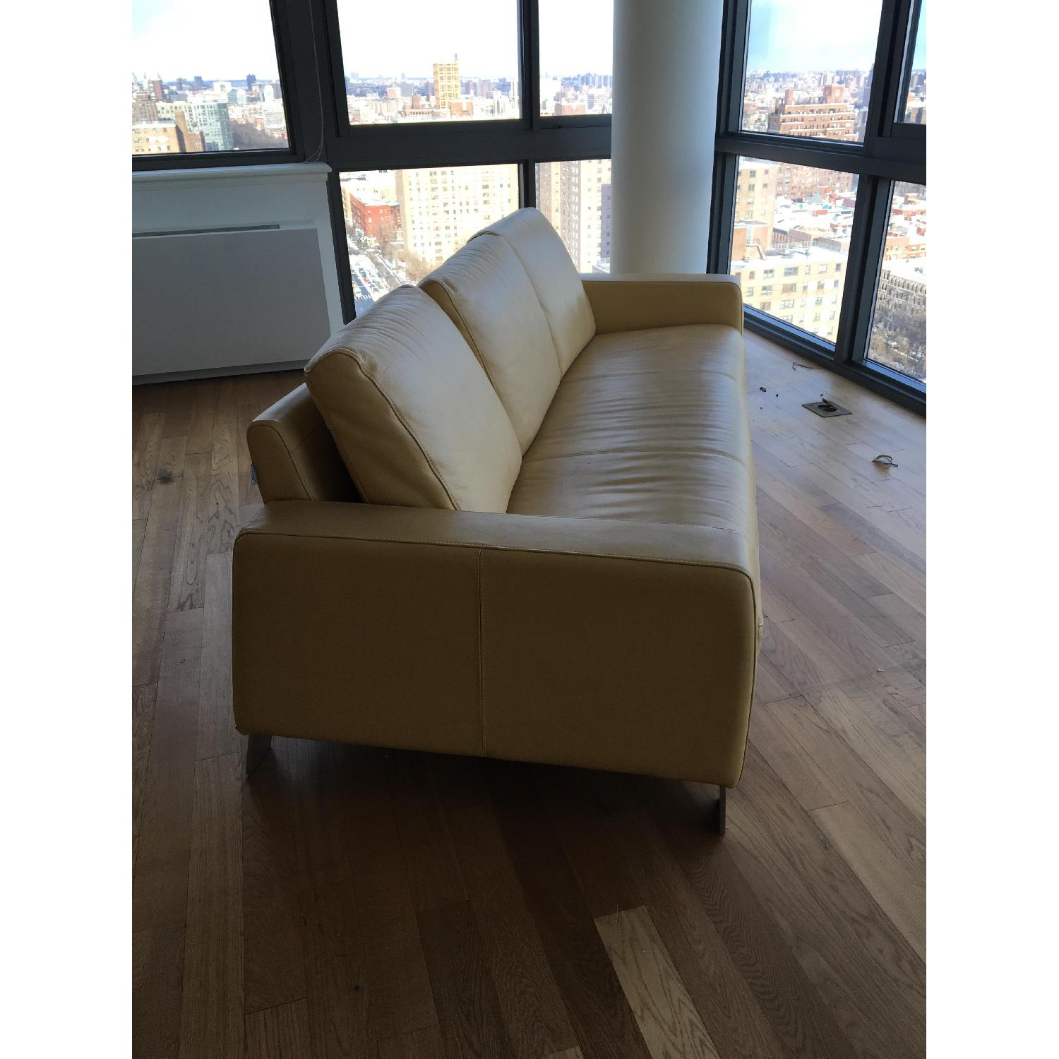 Yellow Leather Sofas - image-2