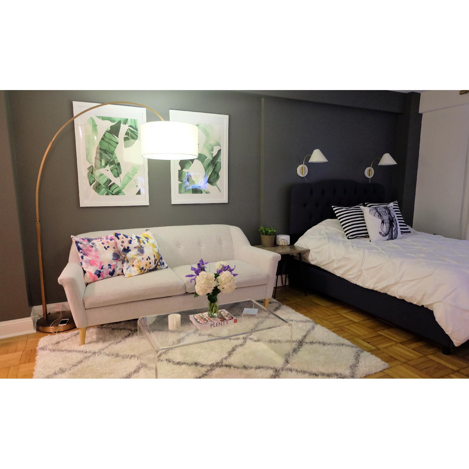 West Elm Overarching Floor Lamp - image-3