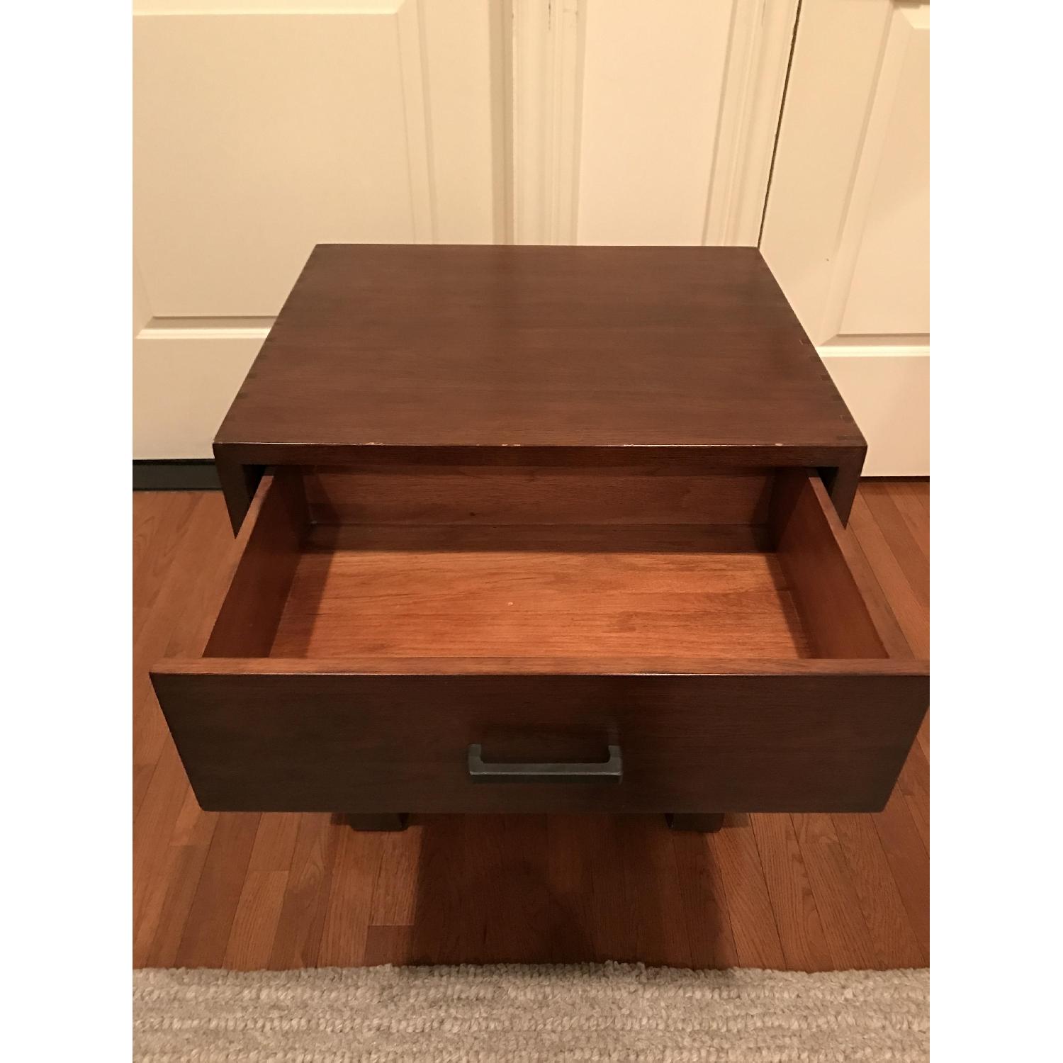 Crate & Barrel Walnut File Cabinet - image-3