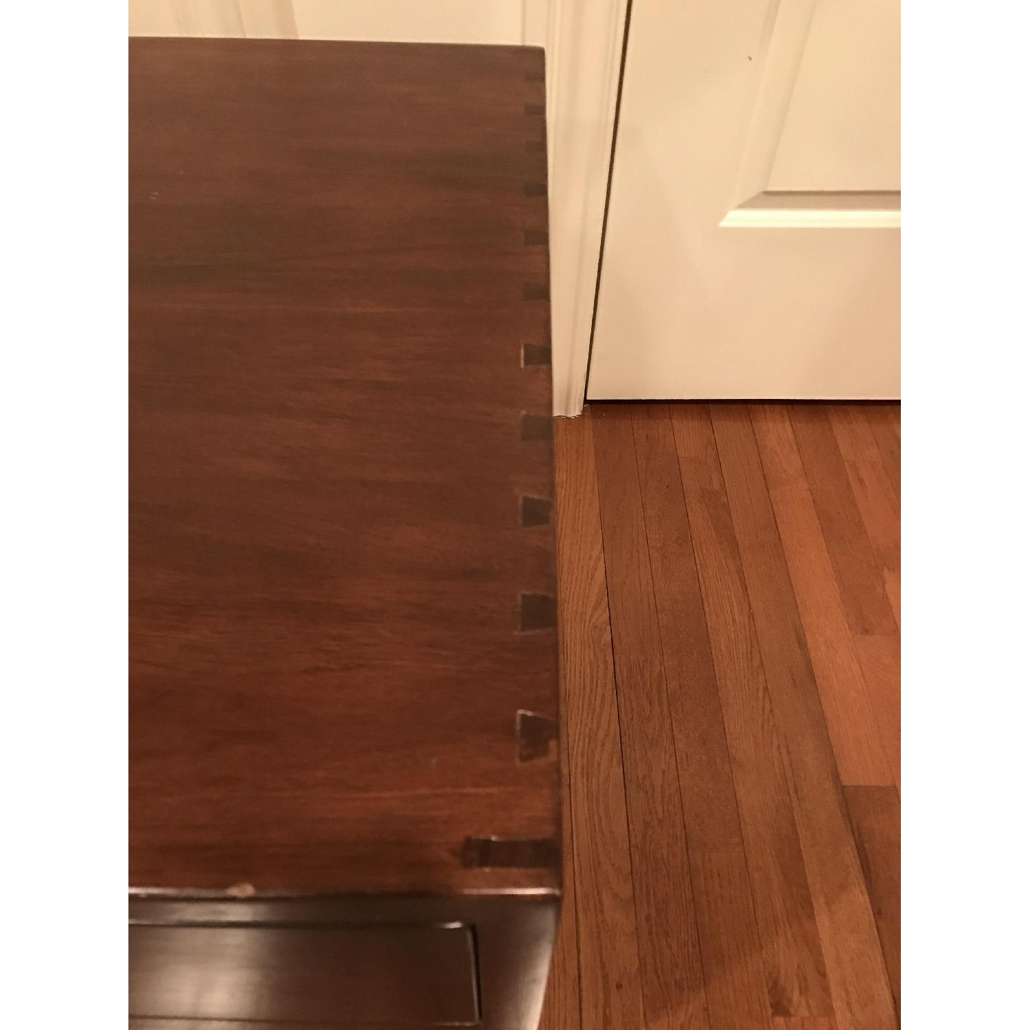 Crate & Barrel Walnut File Cabinet - image-5
