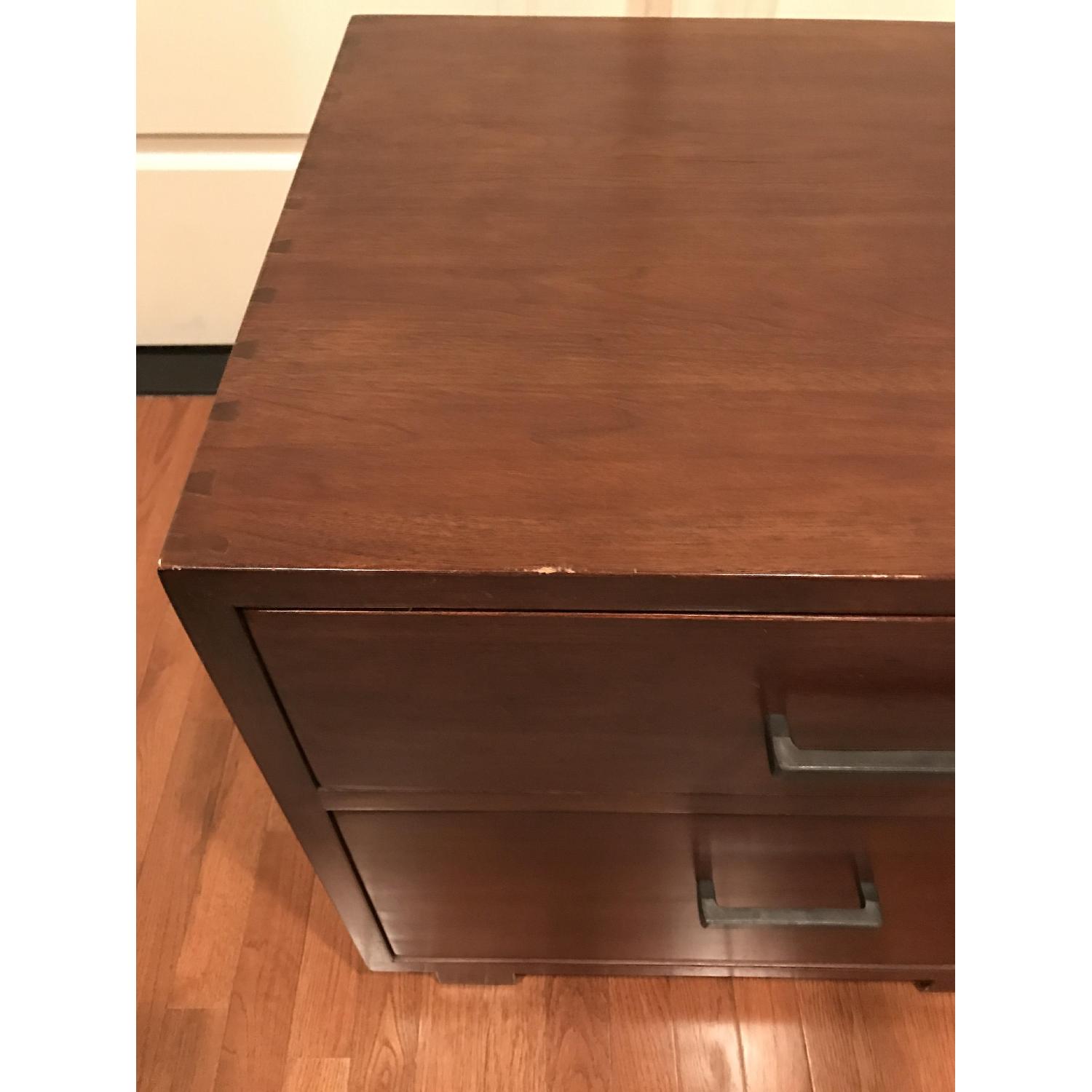 Crate & Barrel Walnut File Cabinet - image-6