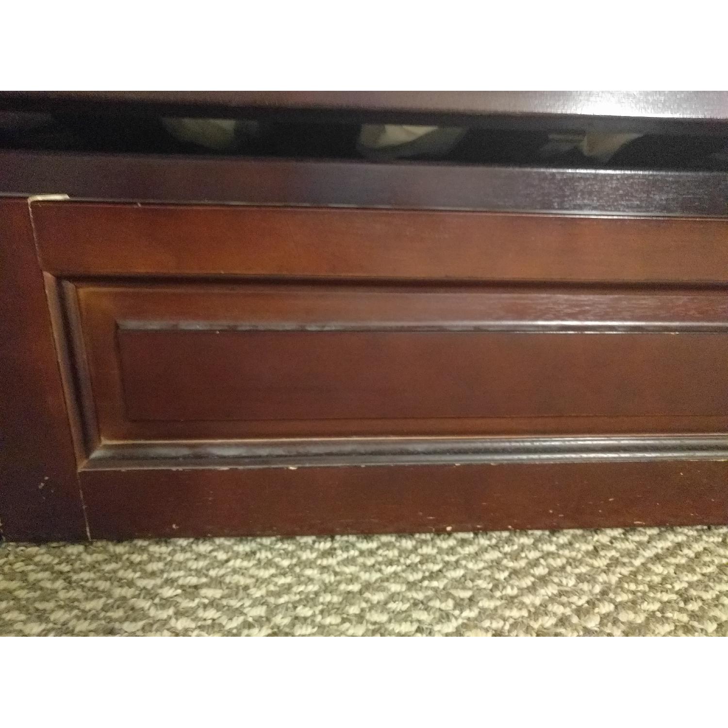 Dark Wooden Full Size Futon - image-12