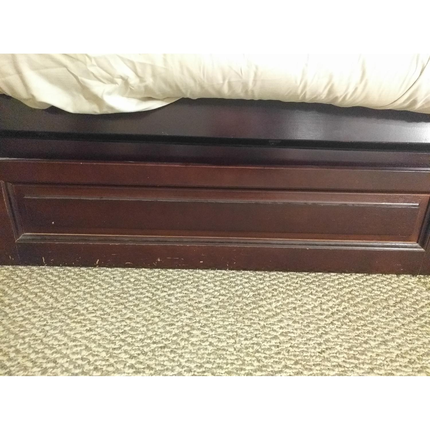 Dark Wooden Full Size Futon - image-14