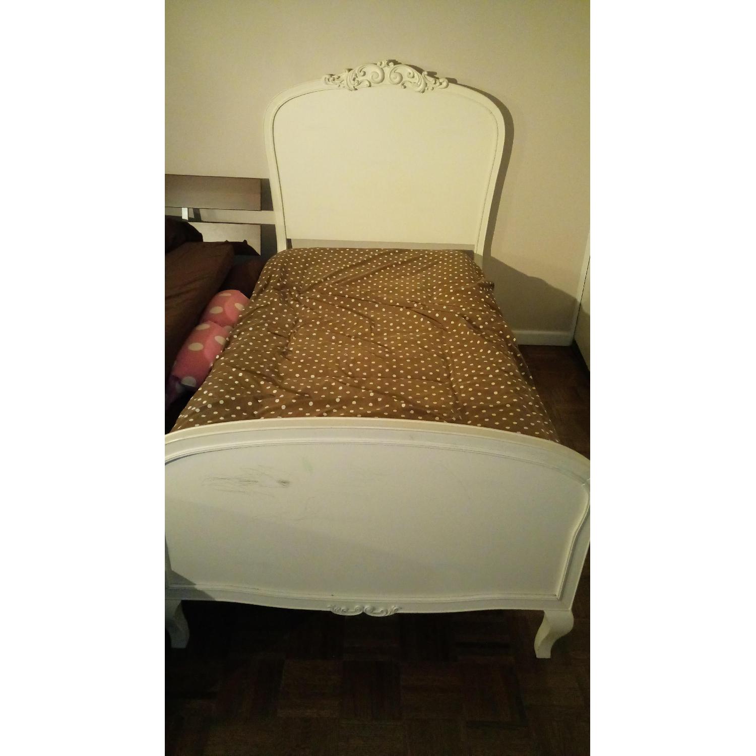 Pottery Barn Teen Twin Size Bed Frame - image-1
