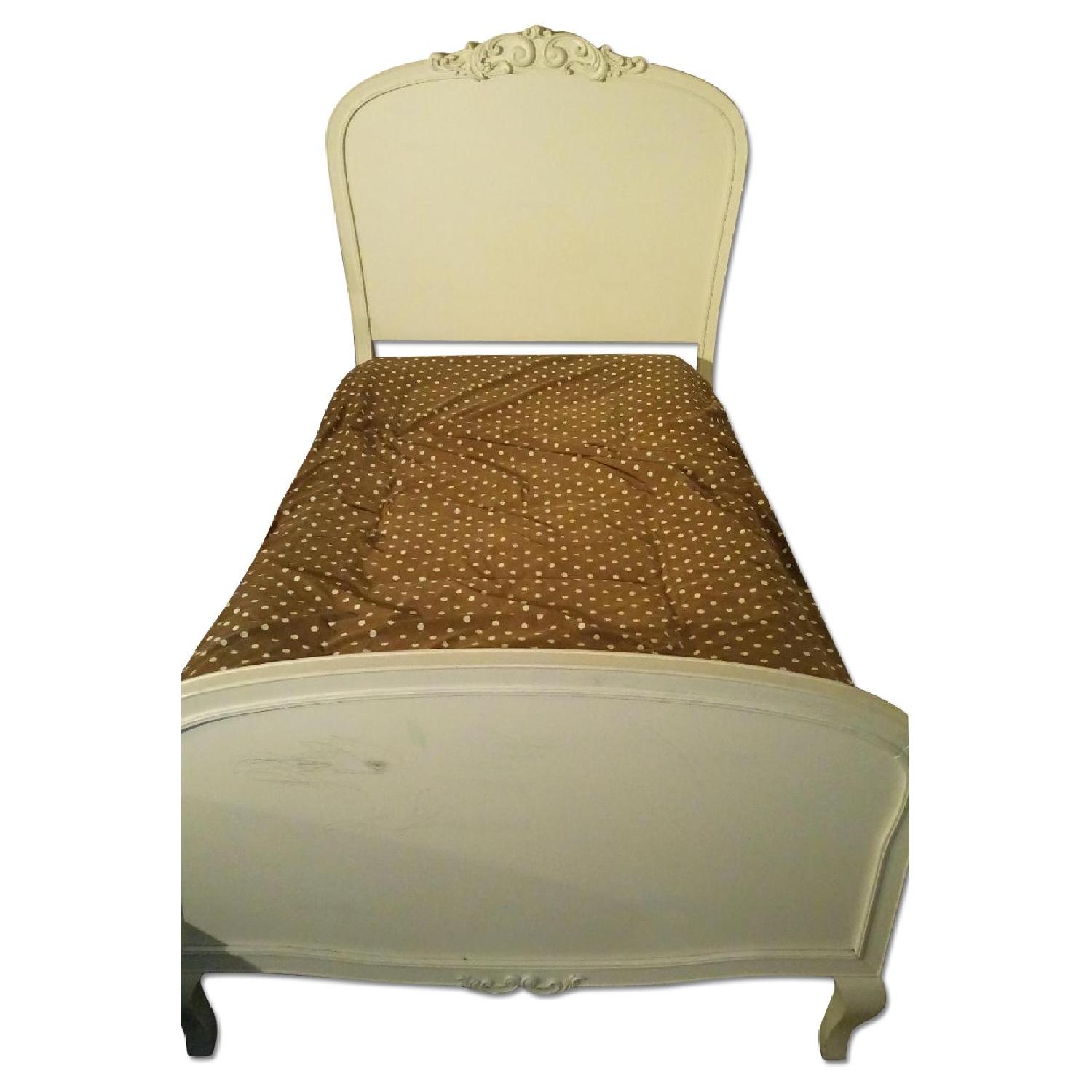 Pottery Barn Teen Twin Size Bed Frame - image-0