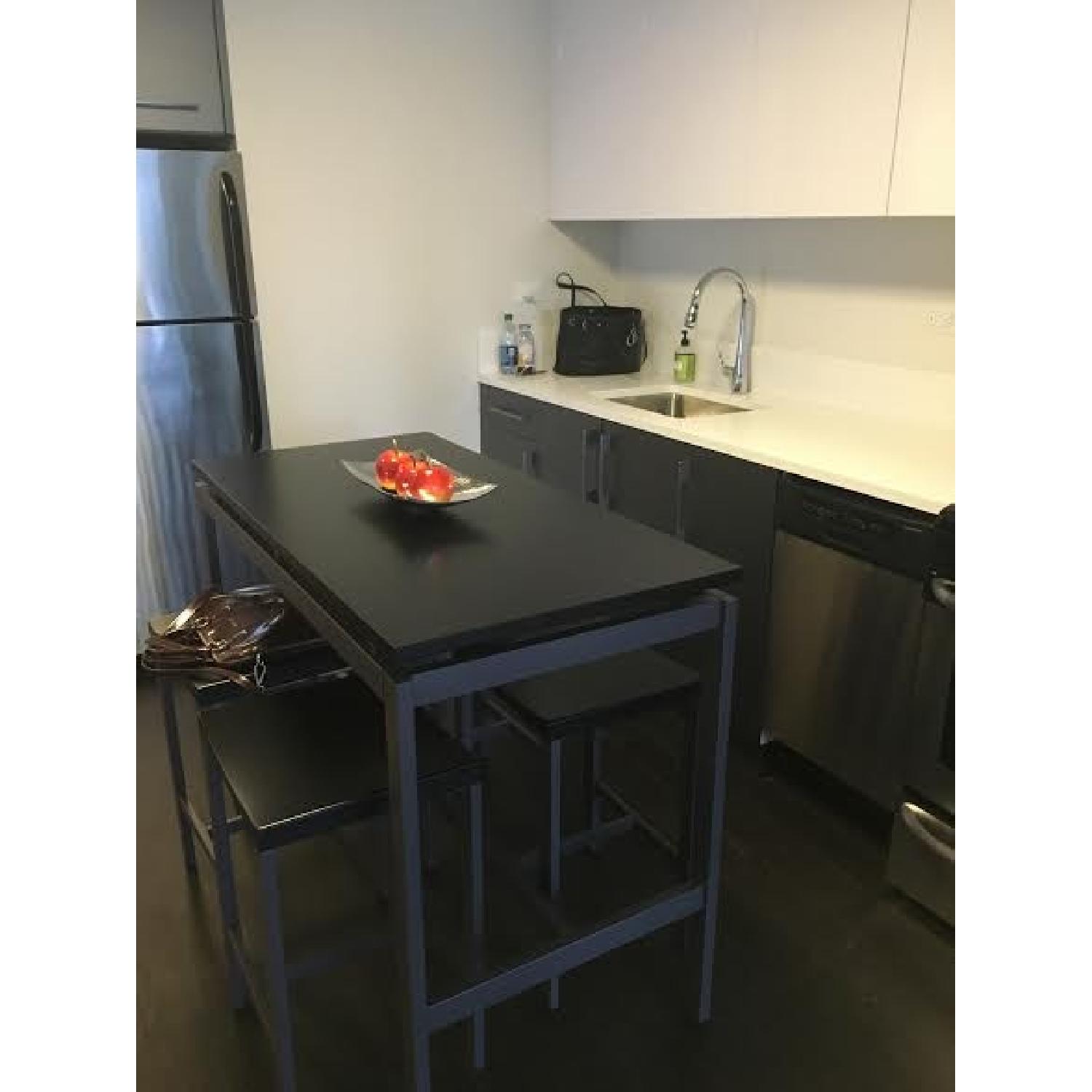Counter Height Table w/ 4 Bar Stools - image-3
