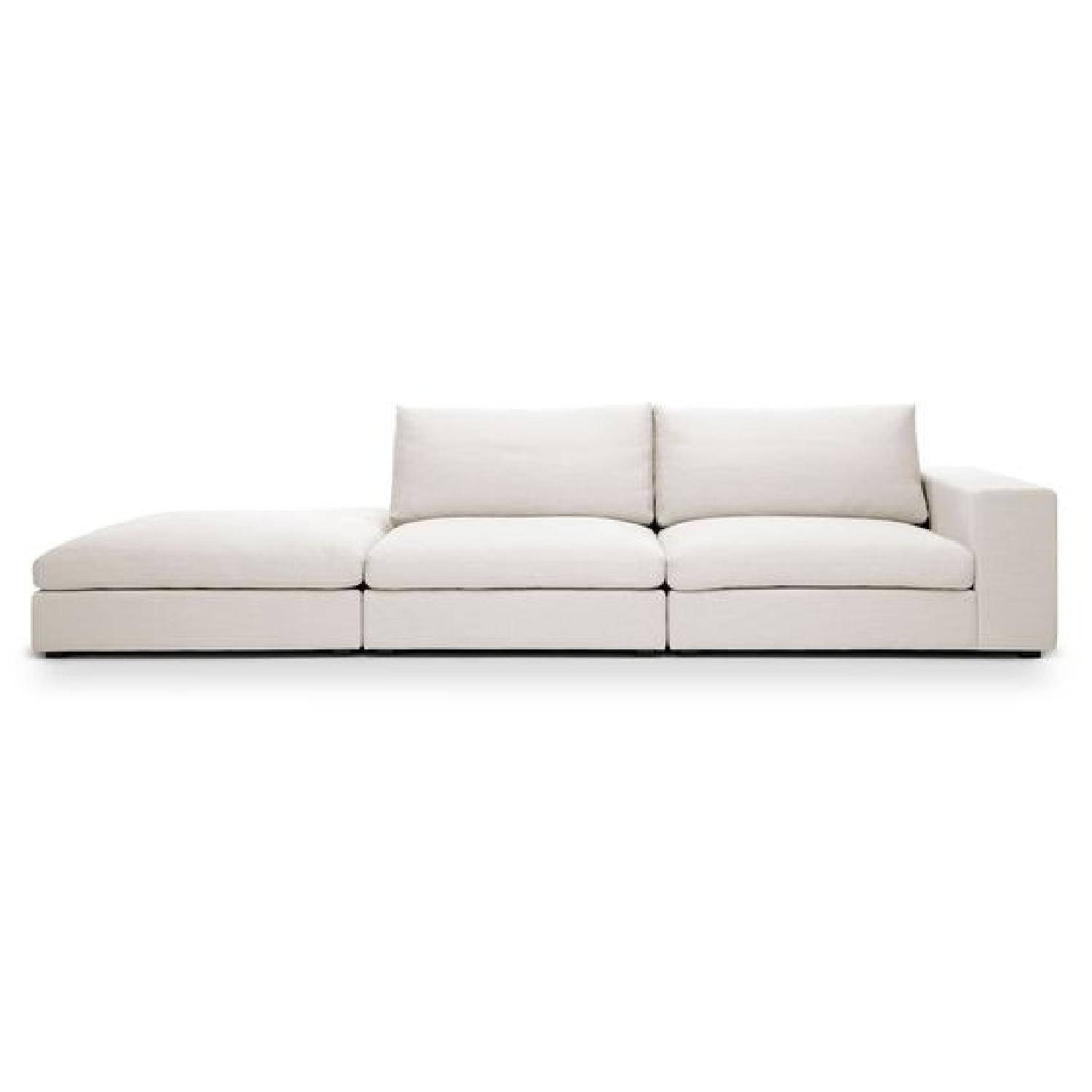 Article Cube Quartz White Modular Sofa Right Arm - image-5