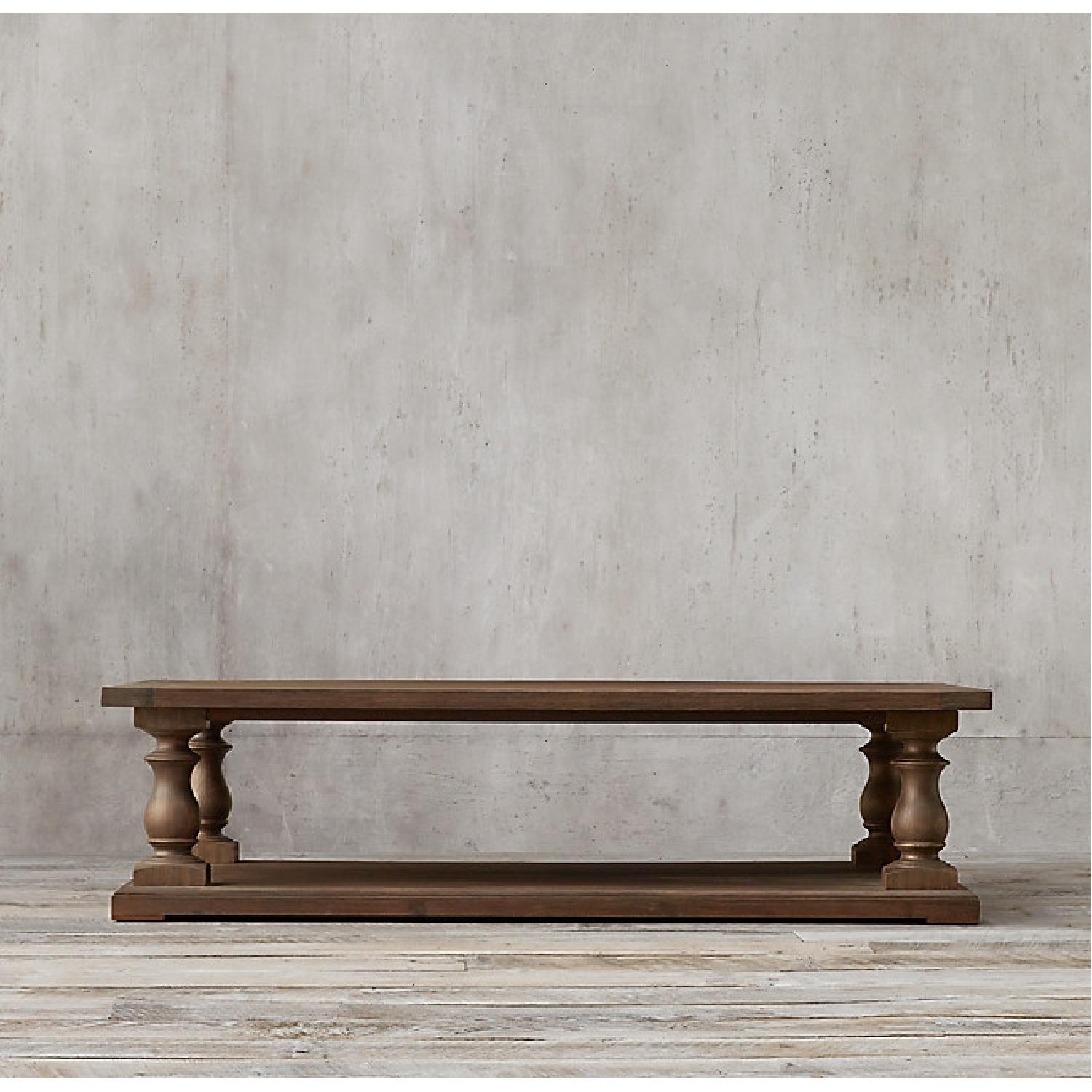 Restoration Hardware Reclaimed Wood Table - image-6