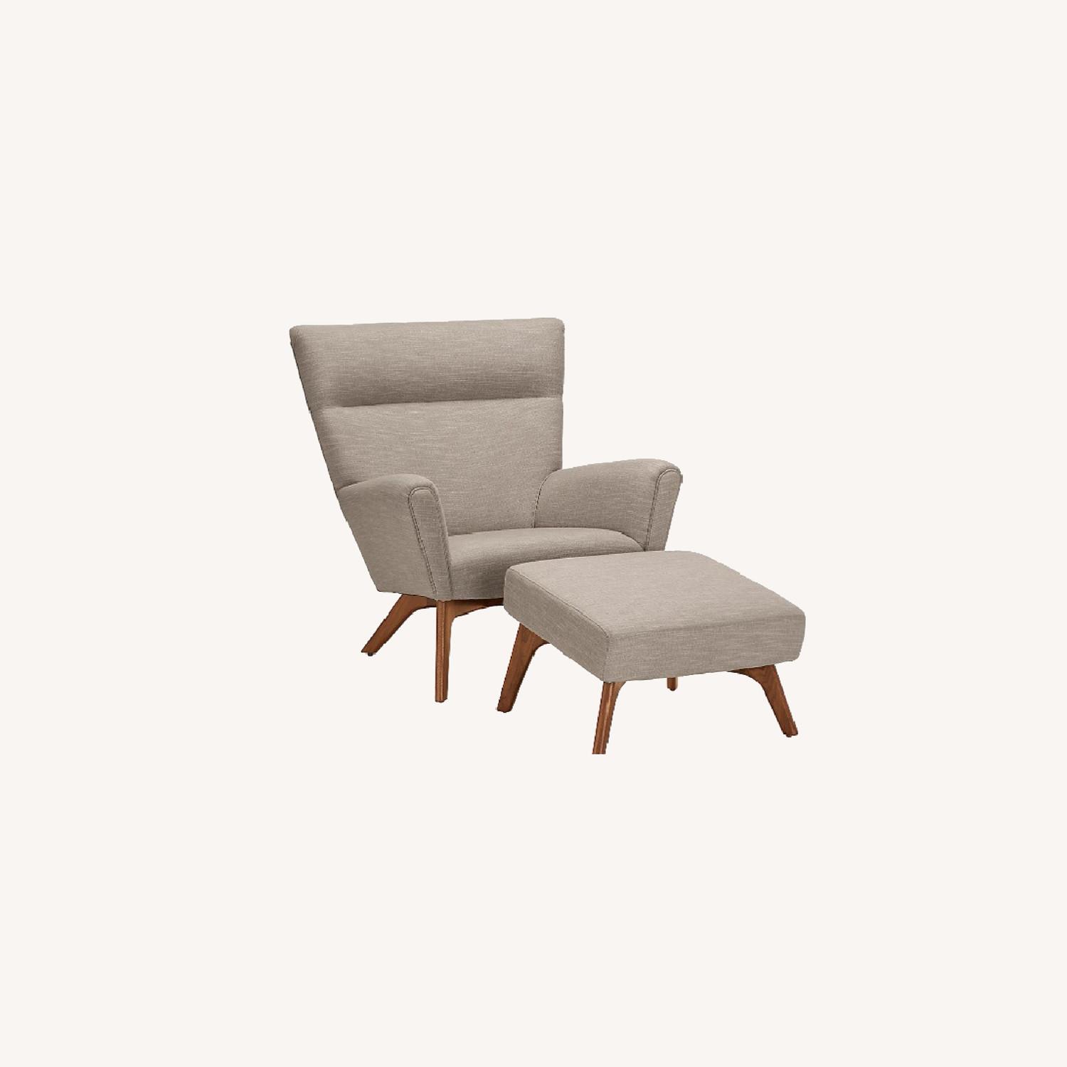 Room Board Boden Chair Ottoman AptDeco