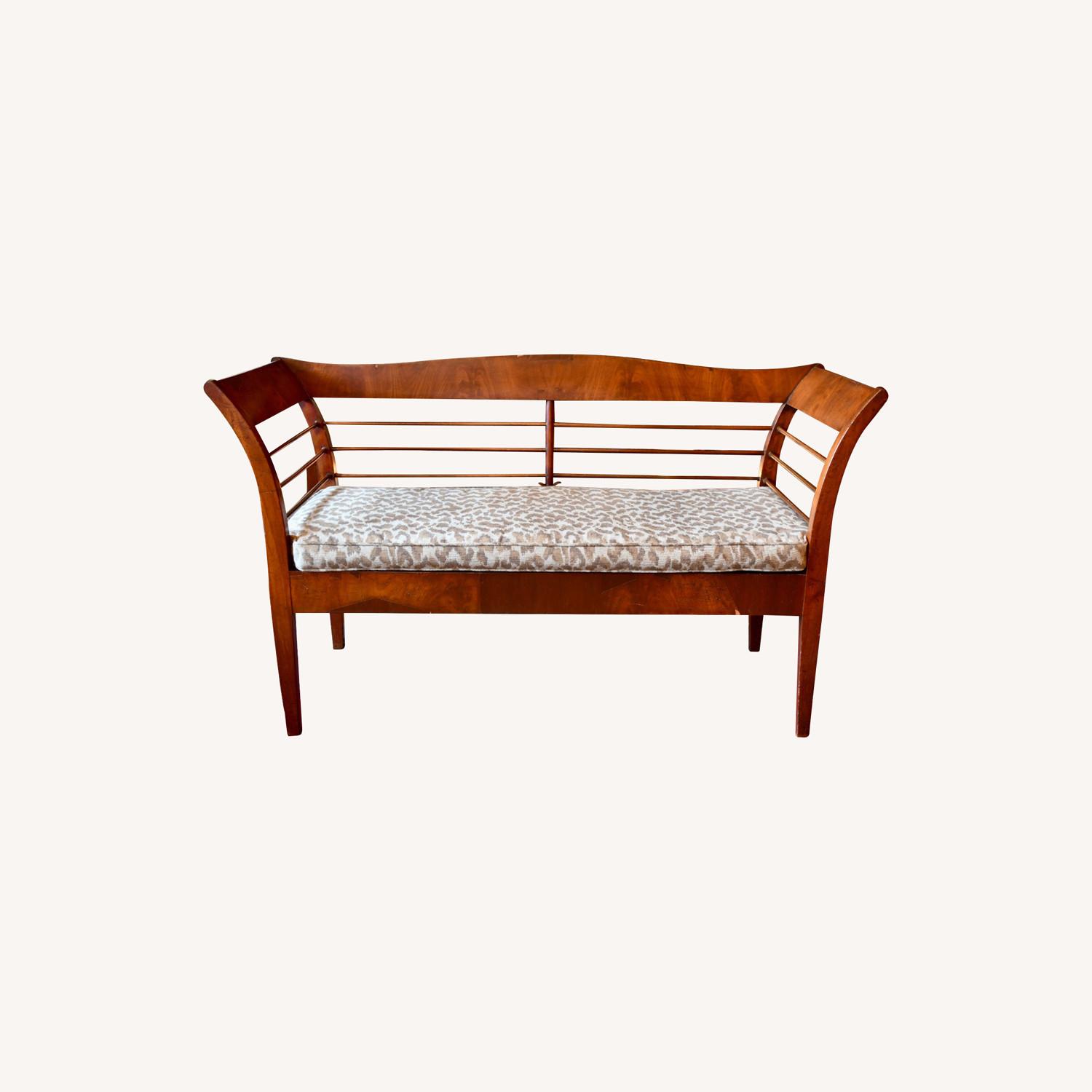 Biedermeier-Style Window Settee - image-0