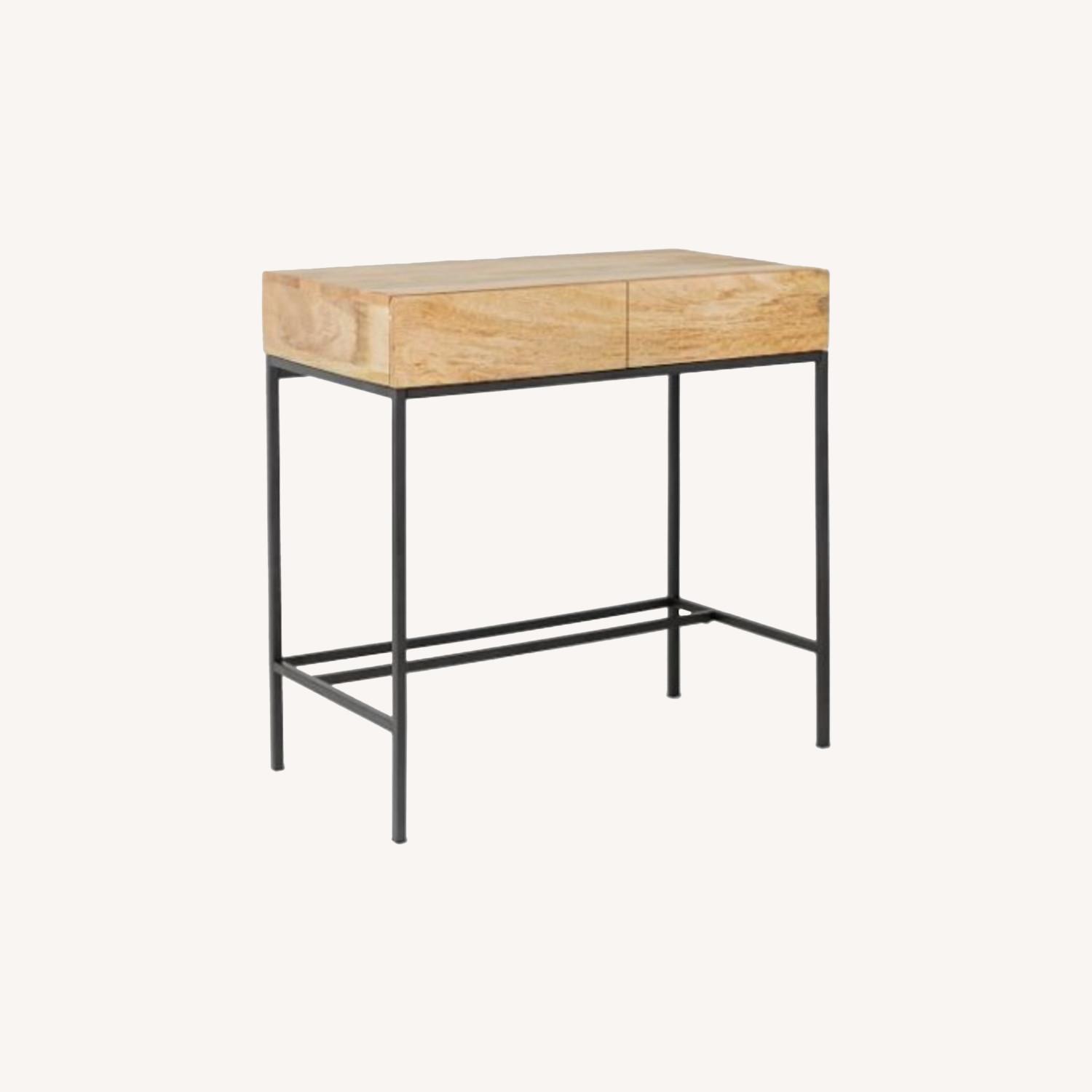 West Elm Industrial Storage Mini Desk AptDeco