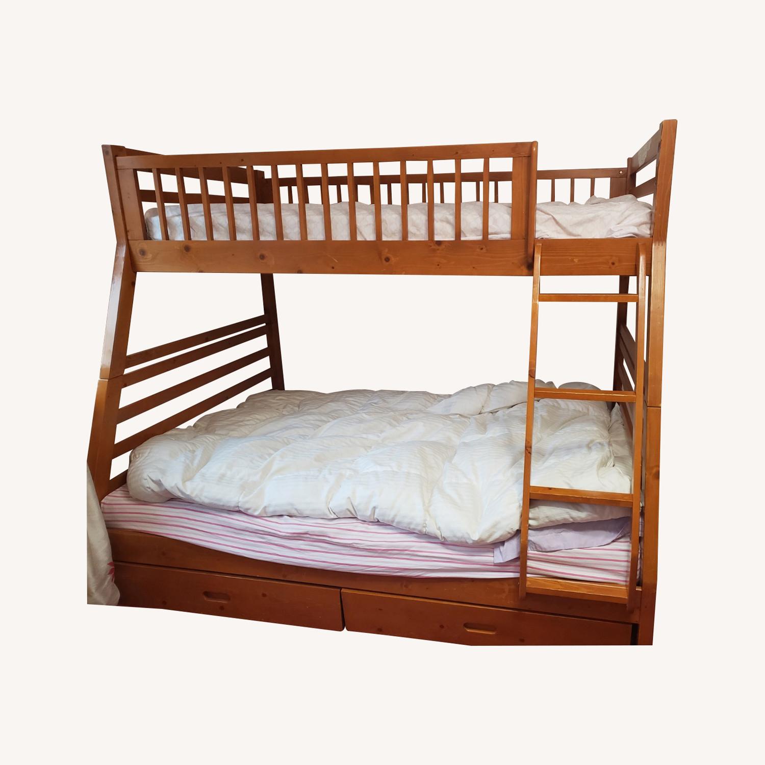 Raymour & Flanigan Bunk Bed Solid wood AptDeco
