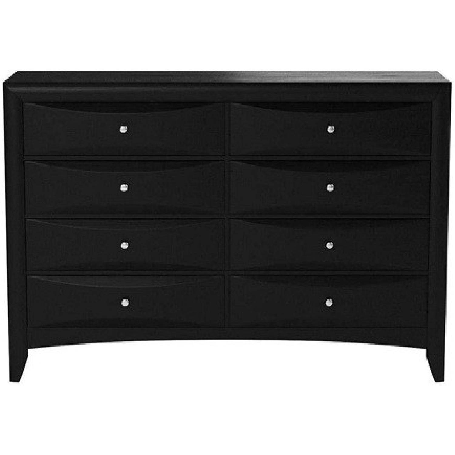 Signature Design Black 8 Drawer Dresser AptDeco