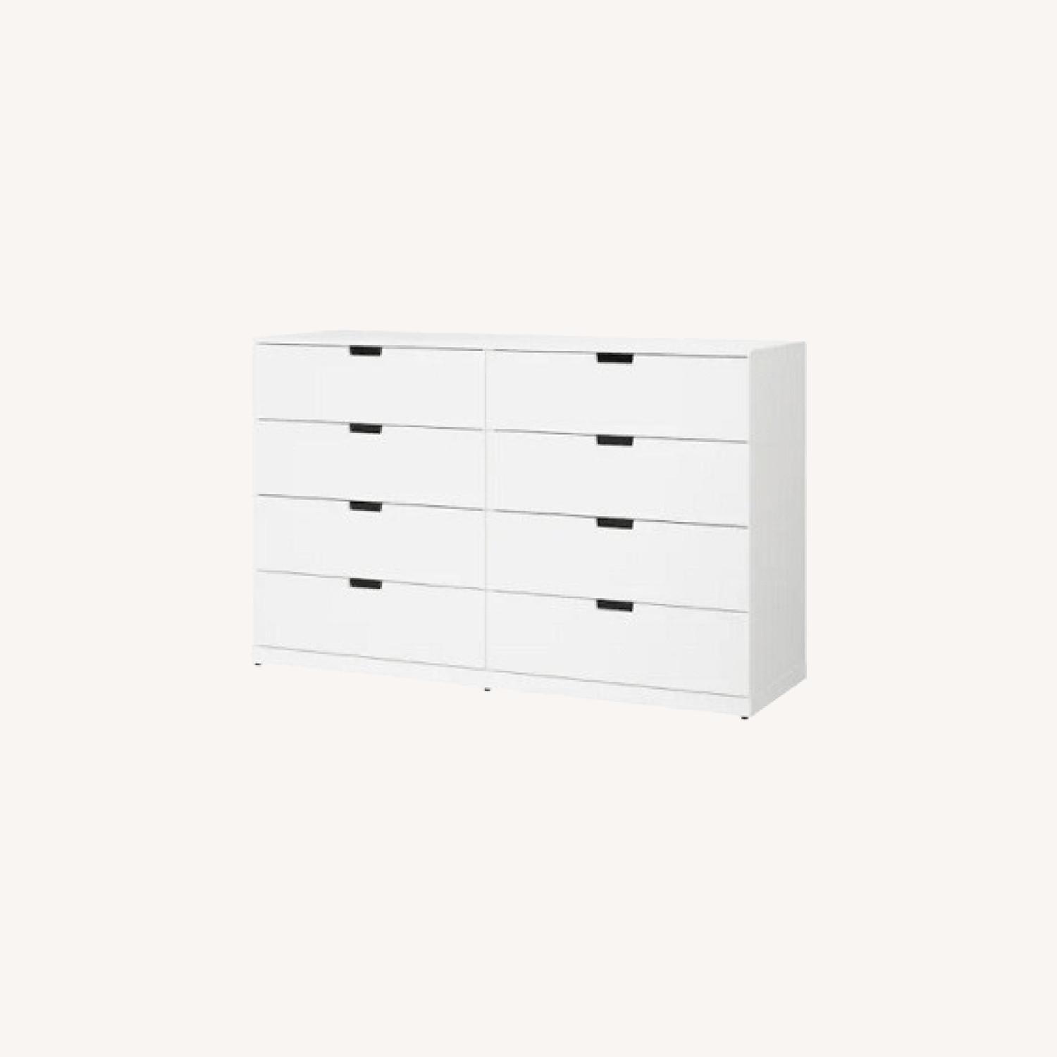 IKEA Nordli 8 Drawer Dresser, White AptDeco