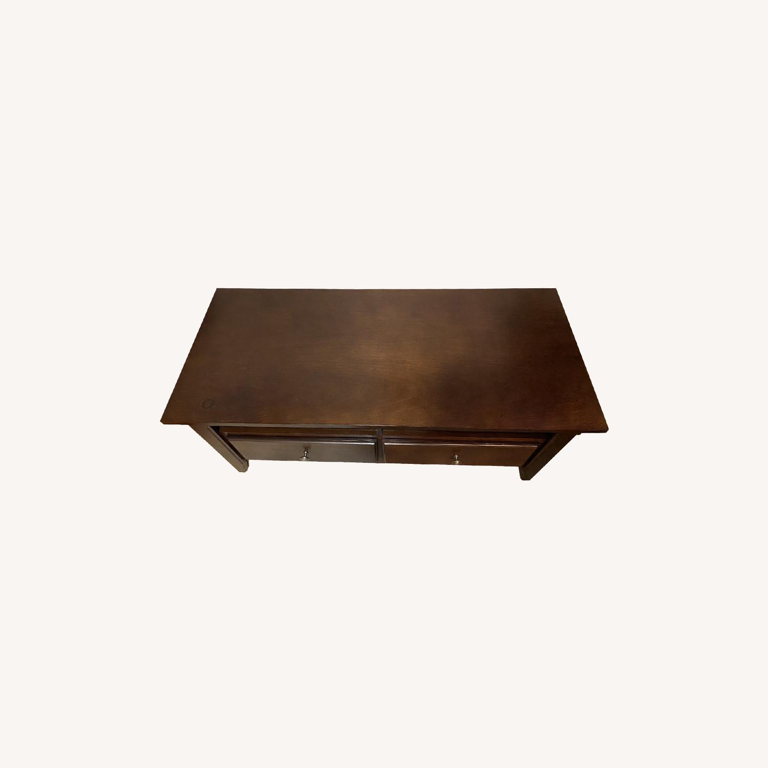 Target Dark Brown TV Stand AptDeco