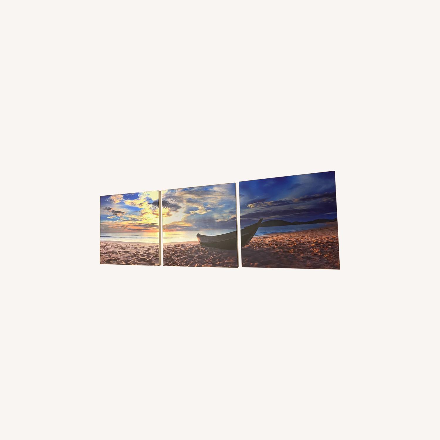 Modern Wall Photographic Canvas Art - image-0