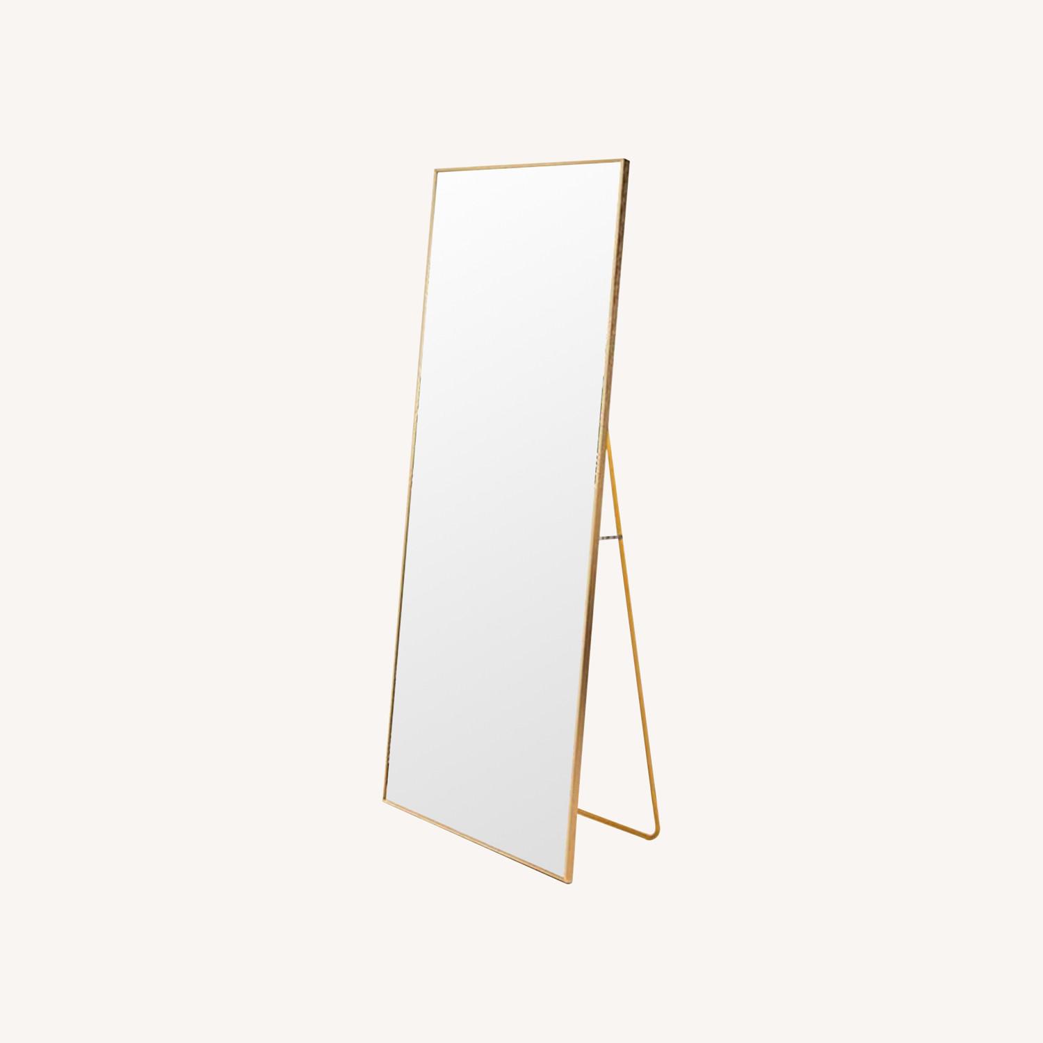 Gold Full Length Standing Mirror - image-0