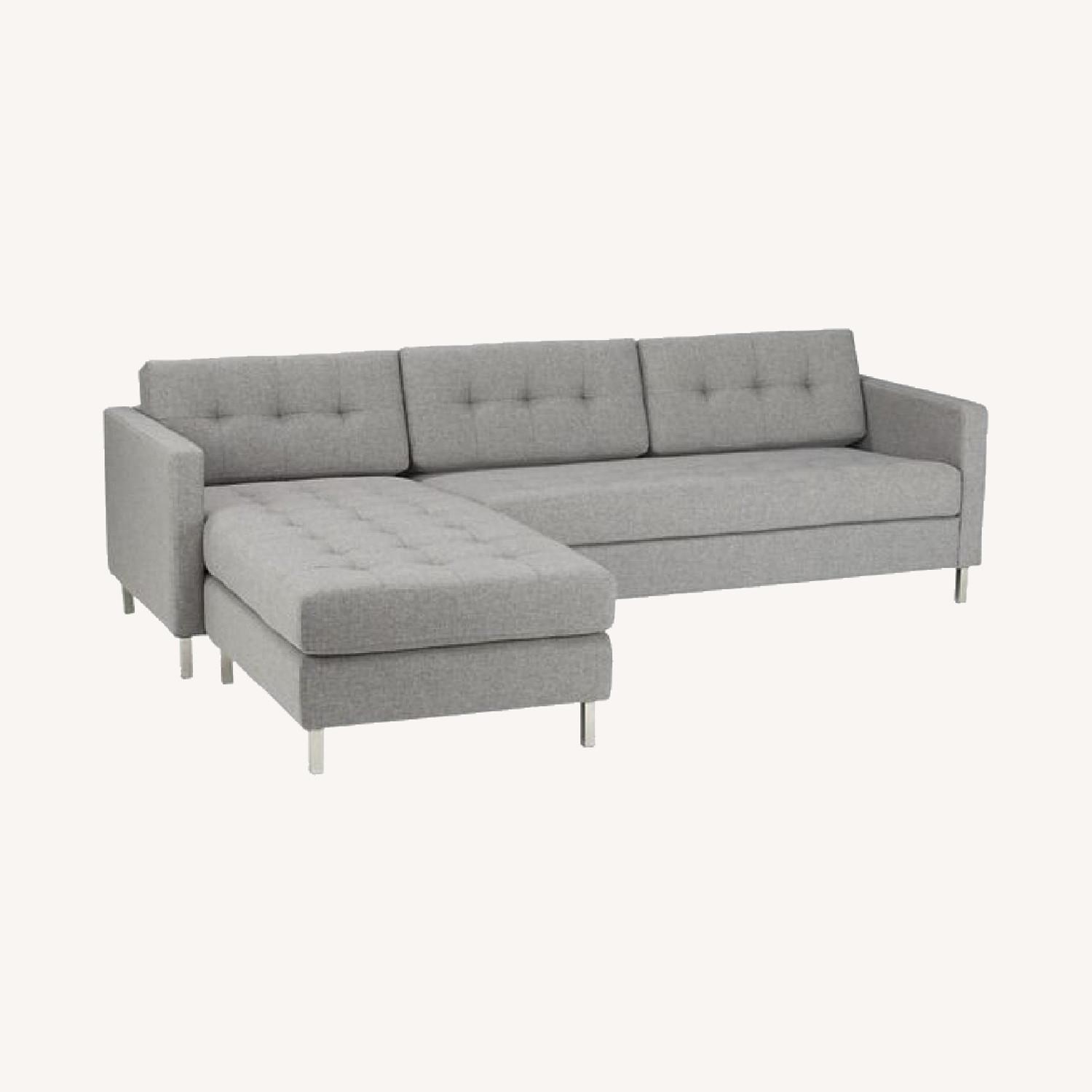 CB2 Ditto II Tufted Sectional Sofa - image-0
