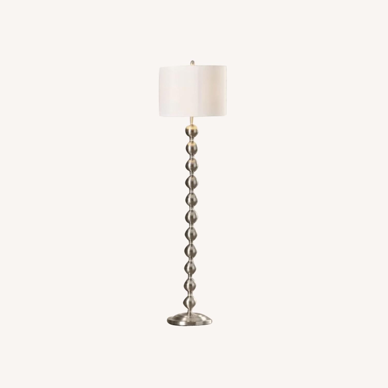 Joss & Main Silver Floor Lamp AptDeco