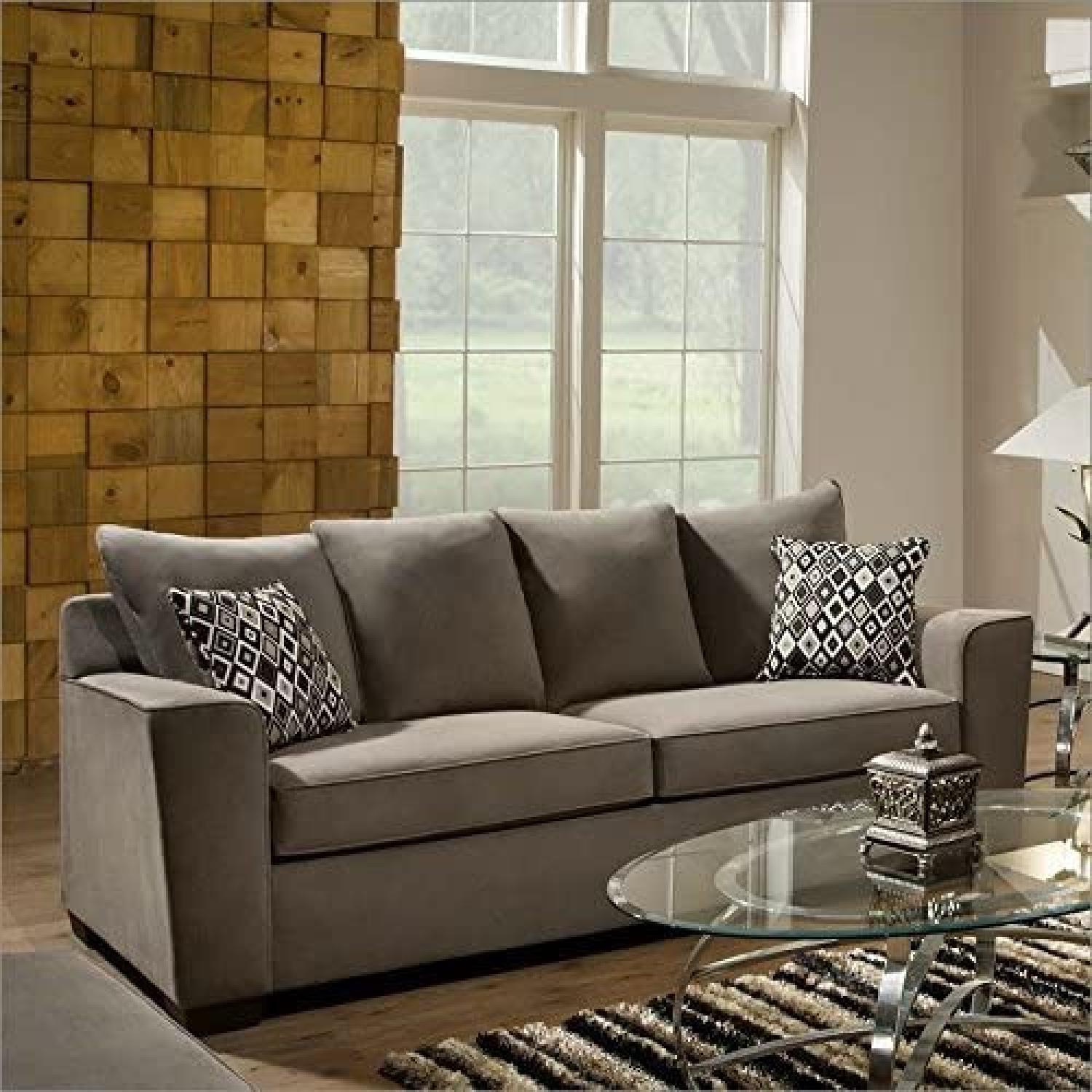 Ashley Furniture Medium-Sized Dark Gray Sofa - image-4