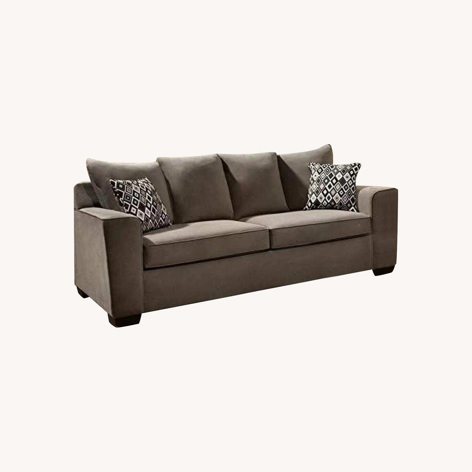 Ashley Furniture Medium-Sized Dark Gray Sofa - image-0