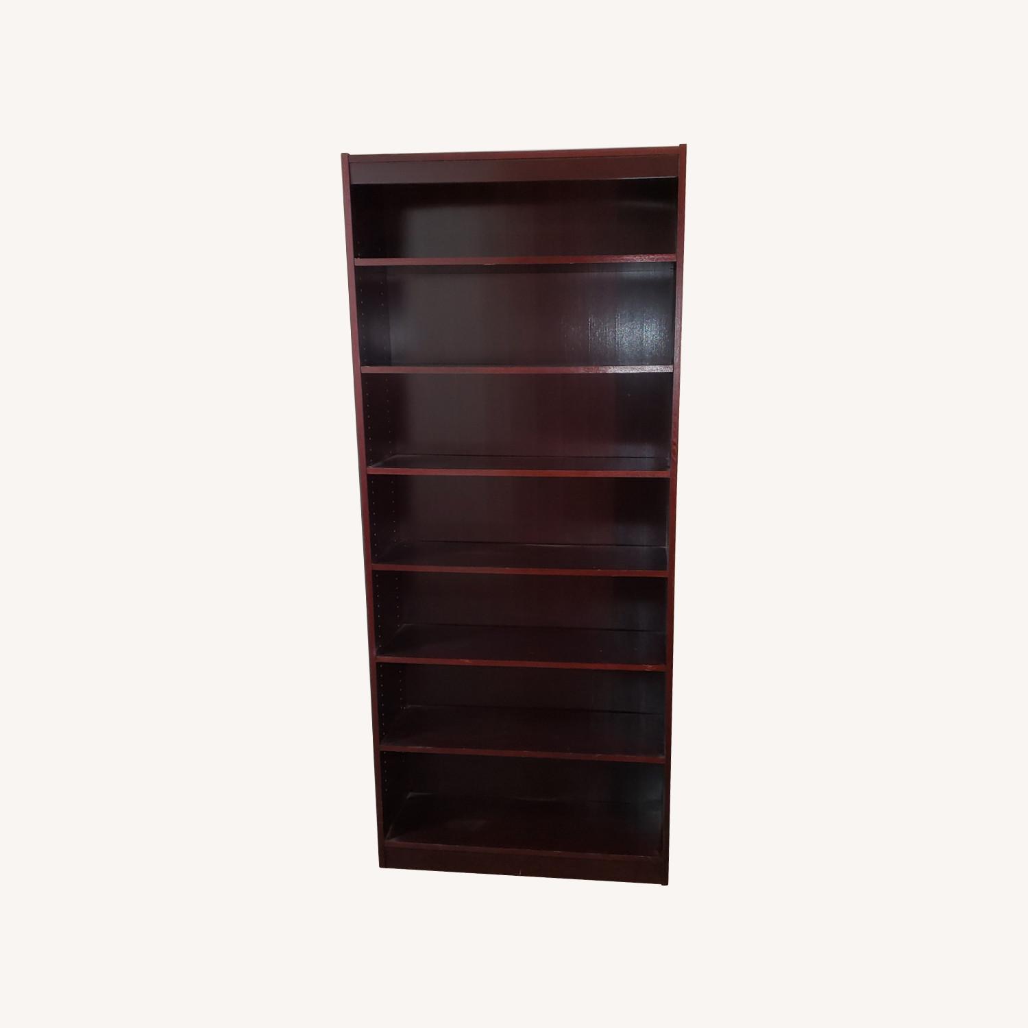 The Bombay Company Dark Brown Bookcase - image-0