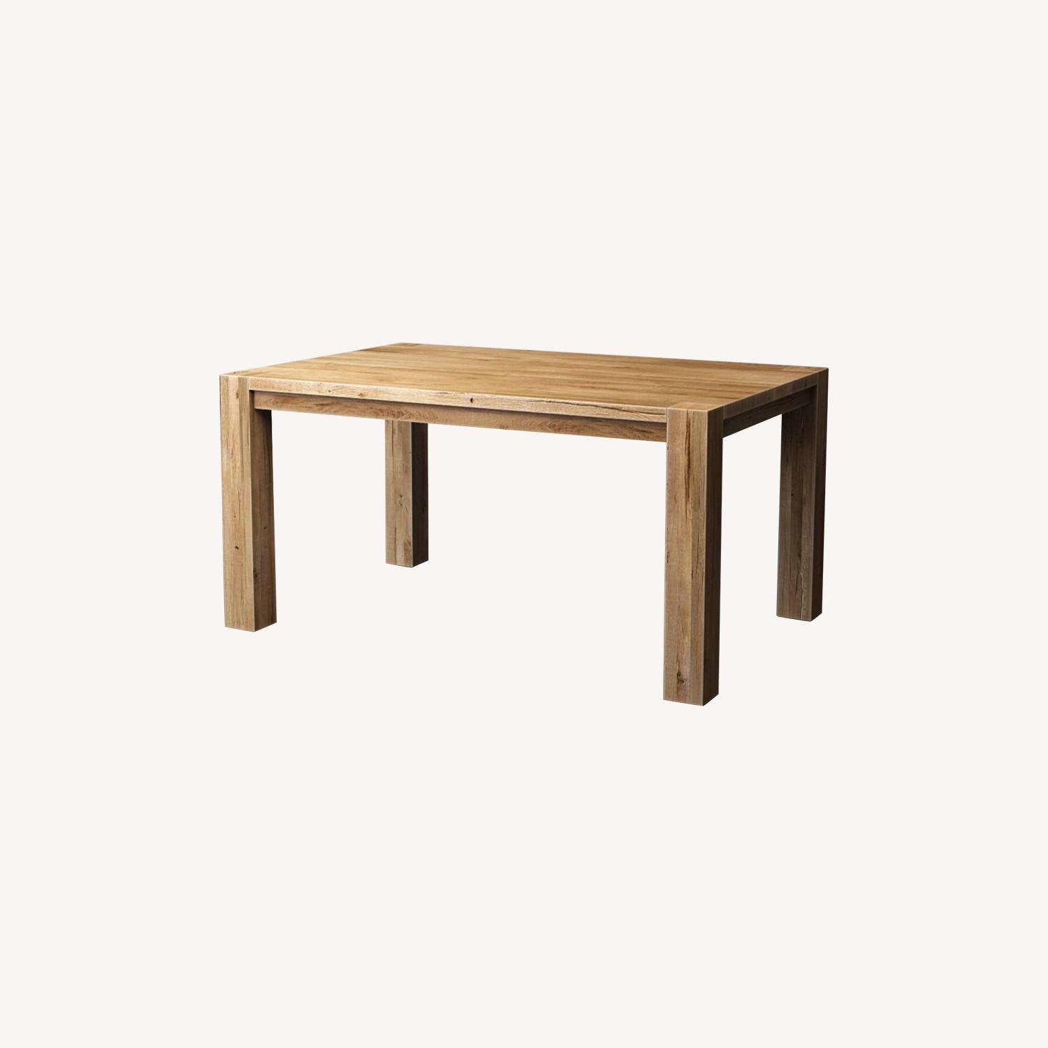 Restoration Hardware Reclaimed Oak Dining Table AptDeco
