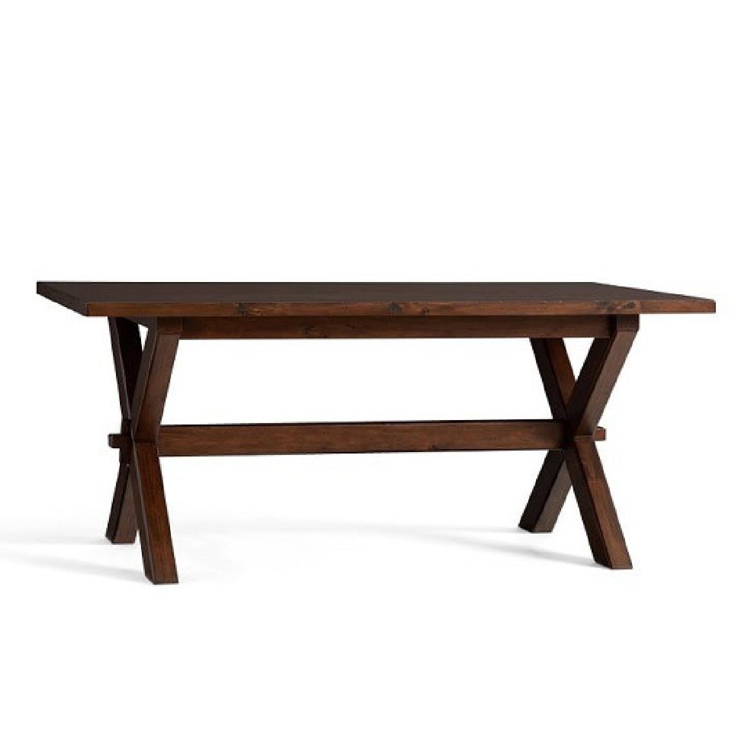 Pottery Barn Toscana Dining Table - Chestnut - image-4
