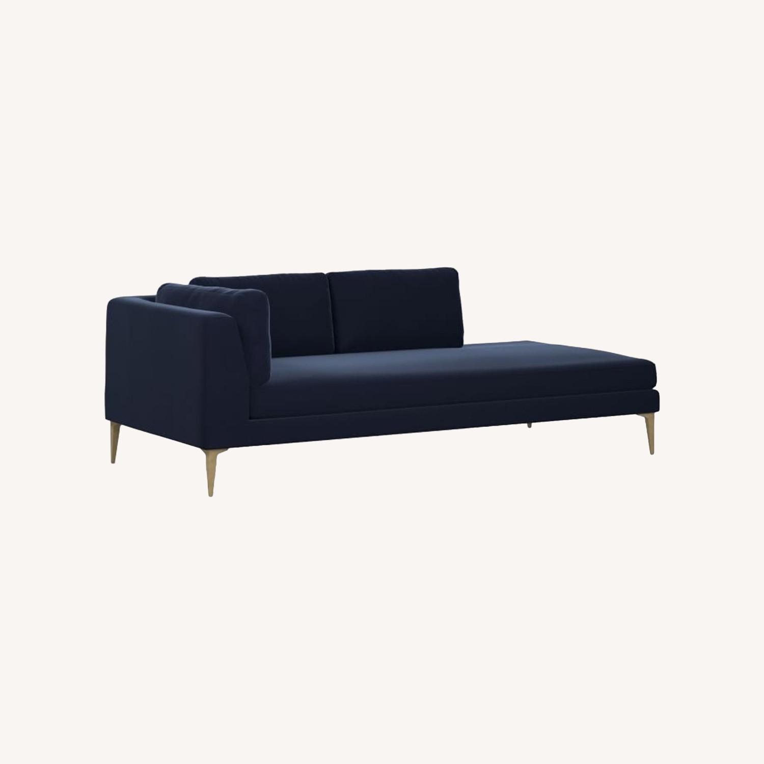 West Elm Andes Right Arm Terminal Chaise - image-0