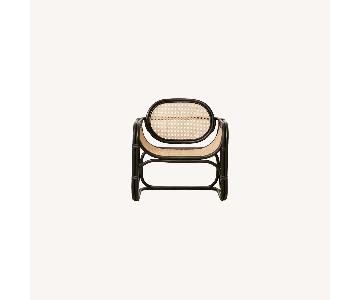 Urban Outfitters Rattan Lounge Chair - AptDeco