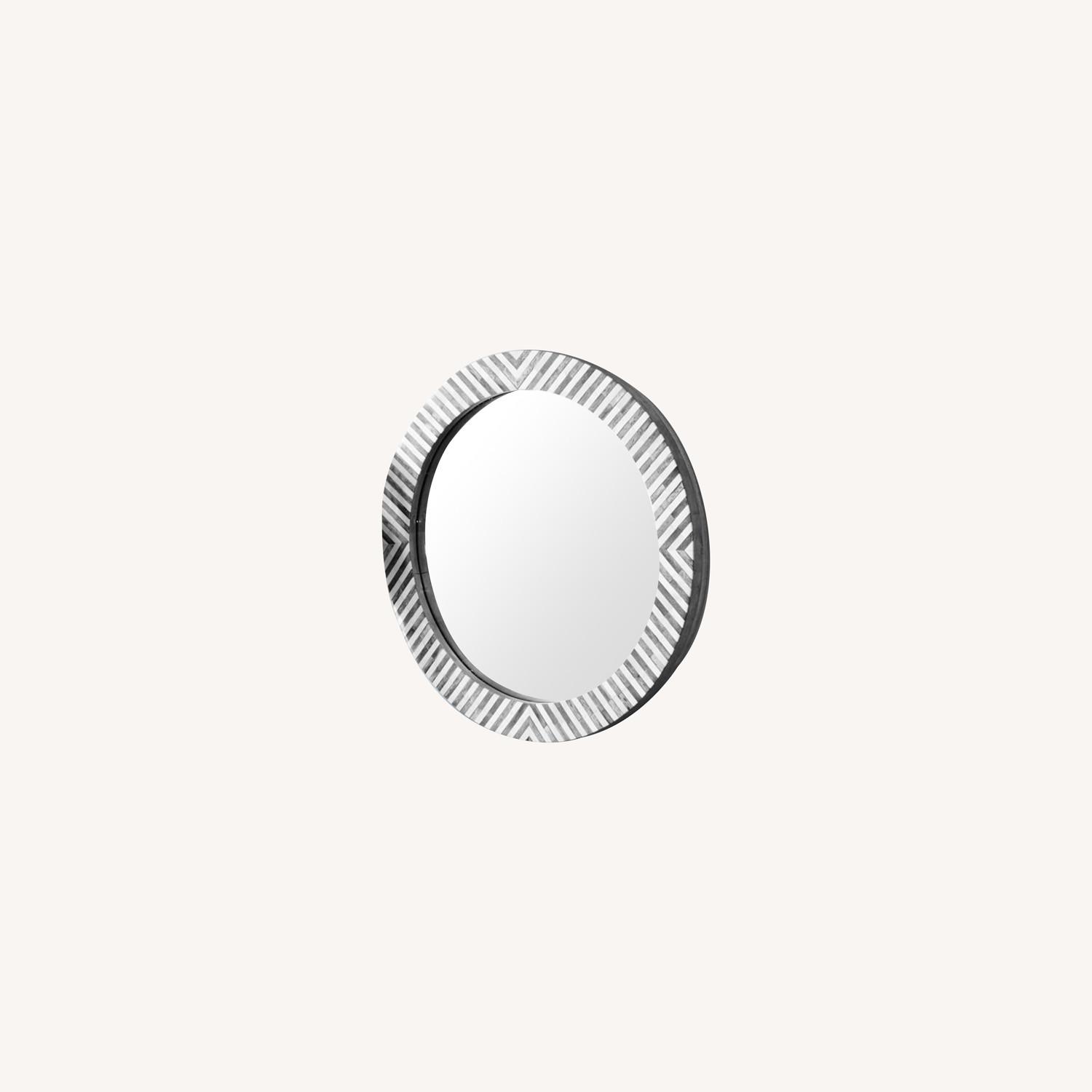 West Elm Parson's Wall Mirror, Round AptDeco