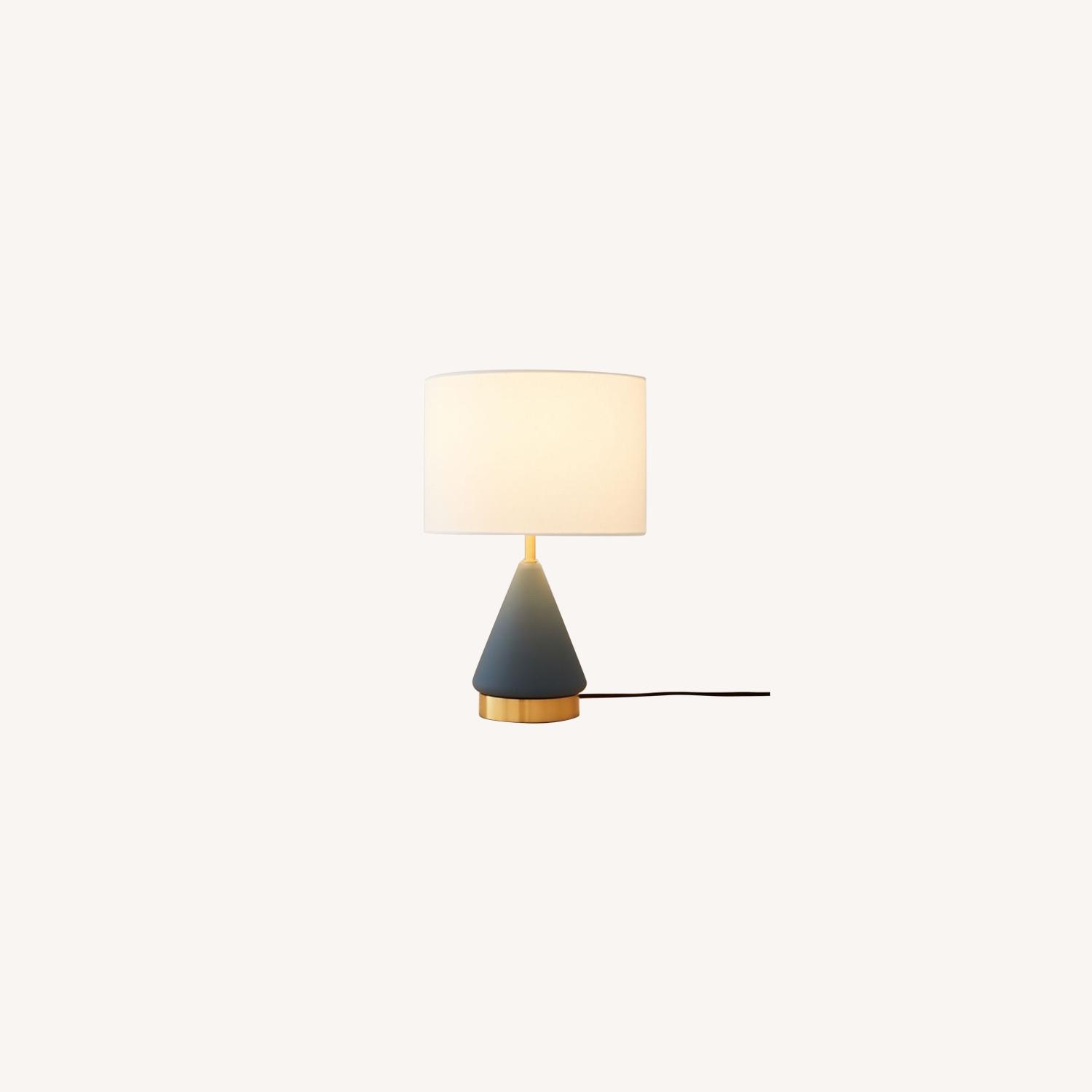 West Elm Metalized Glass Table Lamp - image-4
