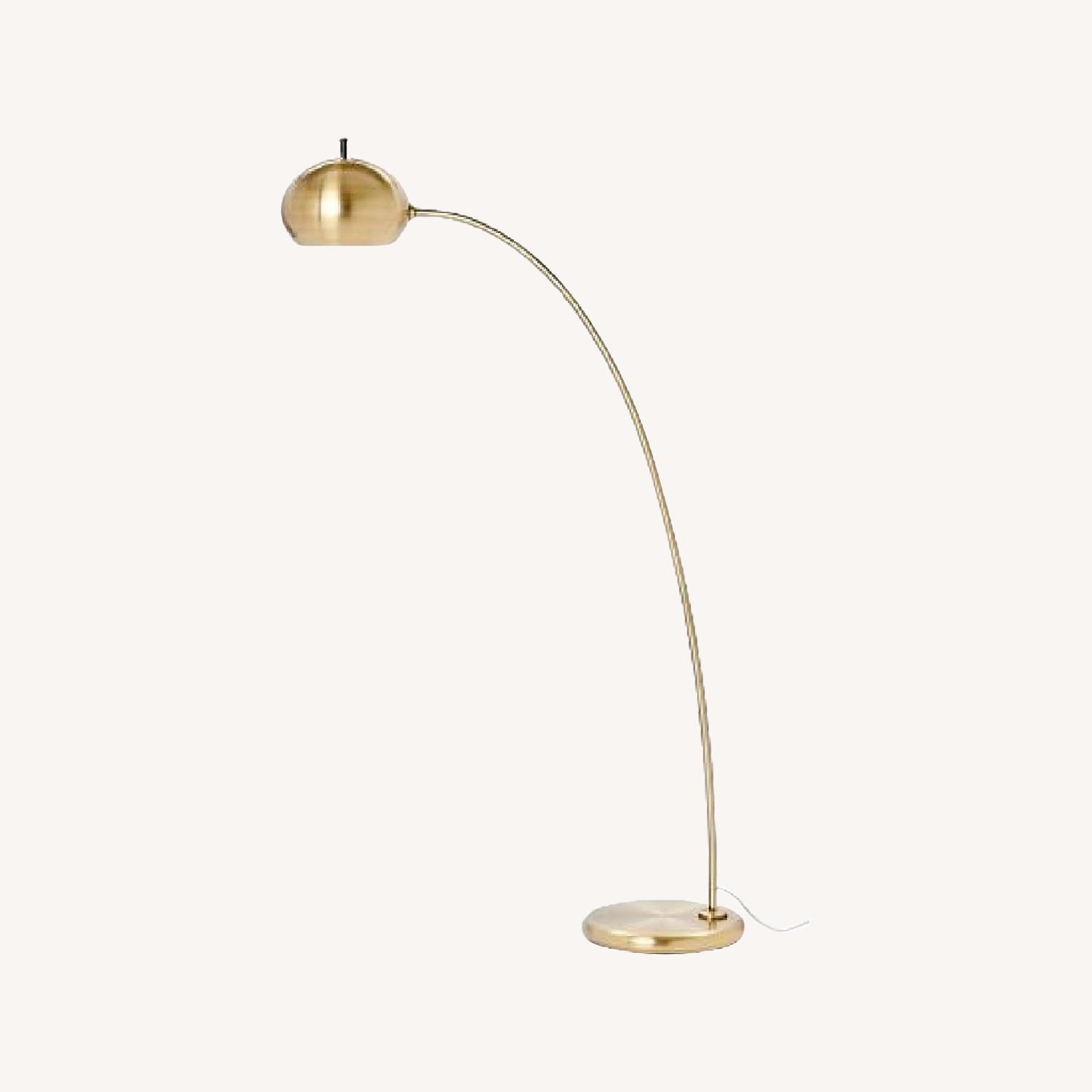West Elm Petite Arc Metal Floor Lamp - image-0