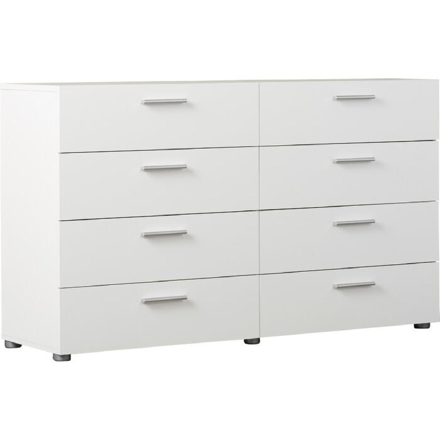 Wayfair White Dresser with Gold Handles - image-4