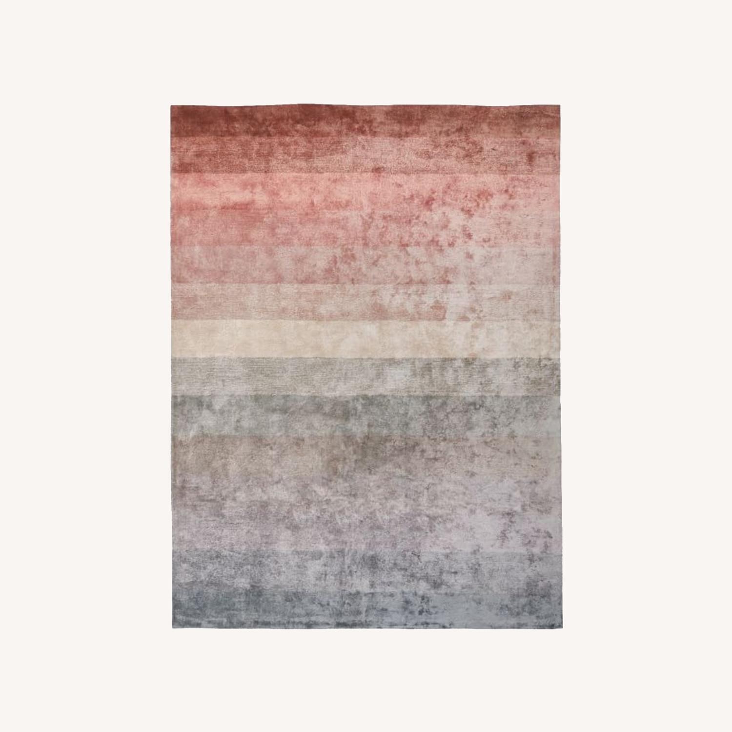 West Elm Stripe Gradient Rug - image-0