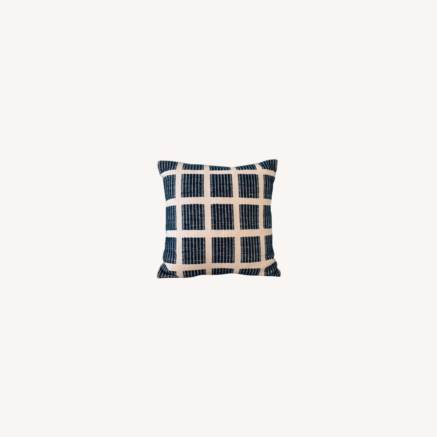 CB2 Grid Pillow Cover AptDeco