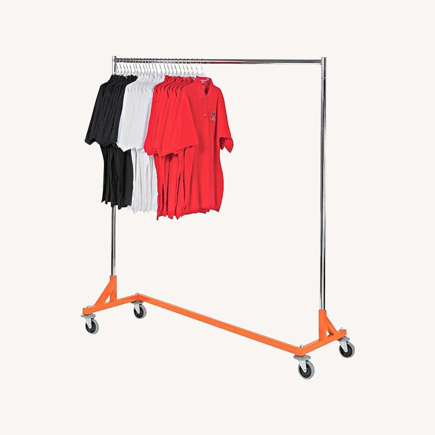 Rolling Z Rack Professional Duty Garment Rack AptDeco