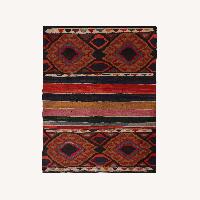 Vintage Mid-Century Azerbaijan Beige Brown Rug