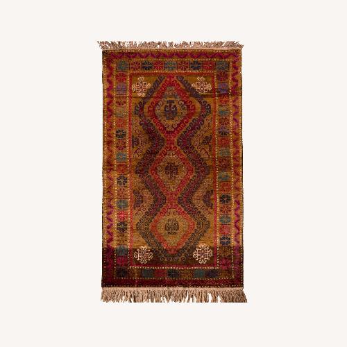 Used Vintage Mid-Century Baluch Geometric for sale on AptDeco