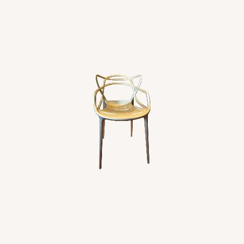 Used Kartell Masters Modern Metallic Chairs (Set of 2) for sale on AptDeco