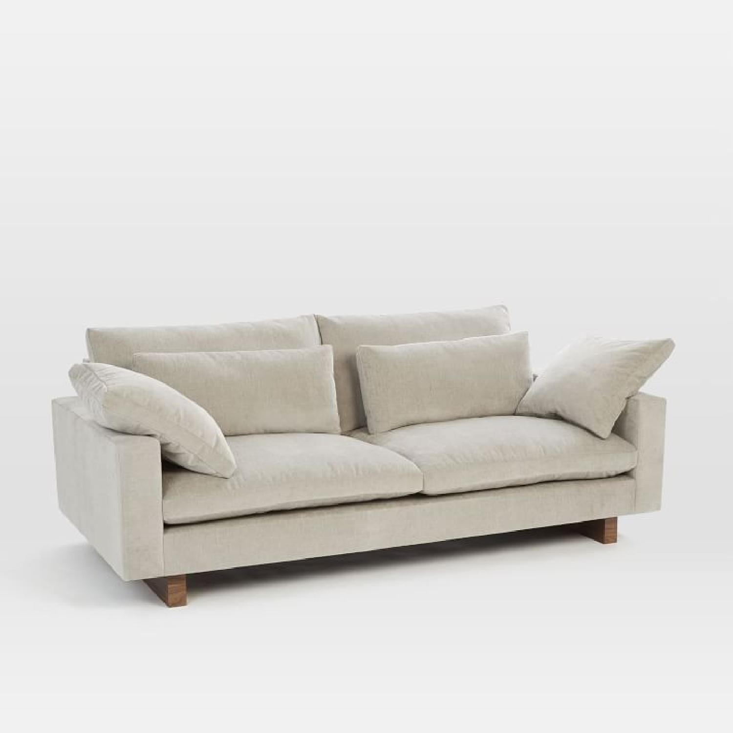 West Elm Gravel Twill Harmony Sofa - image-4