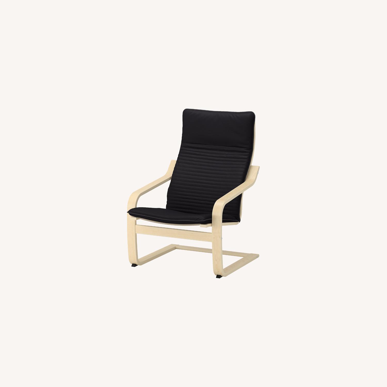 IKEA POANG Armchair with Ottoman AptDeco
