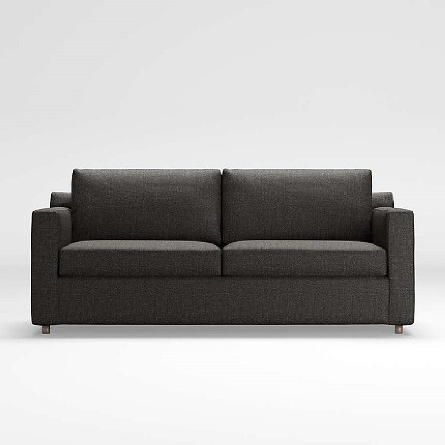Crate & Barrel Davis Sleeper Sofa & Ottoman - image-4