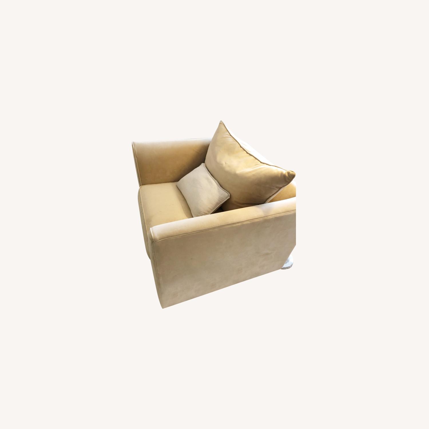 Jennifer Convertibles Velvet Arm Chair - image-0