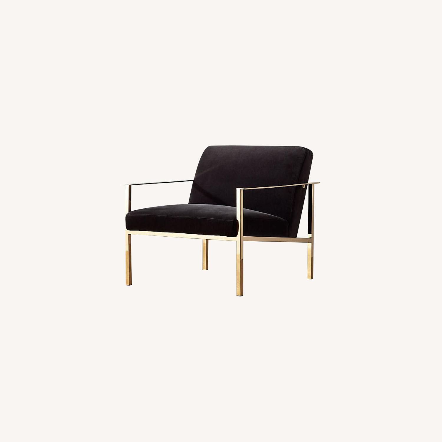 CB2 Cue Carbon Chair - AptDeco