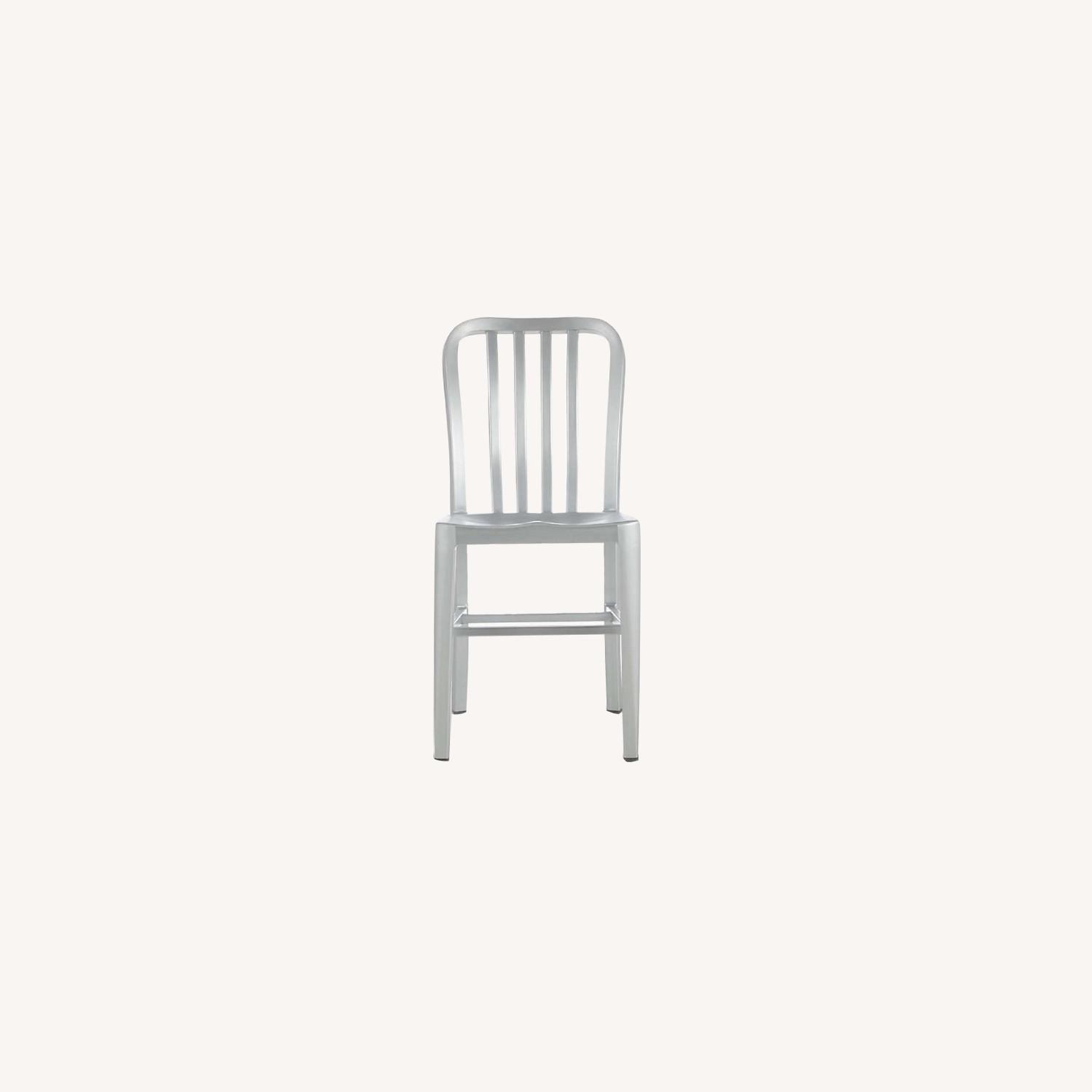 Crate & Barrel Aluminum Chairs AptDeco