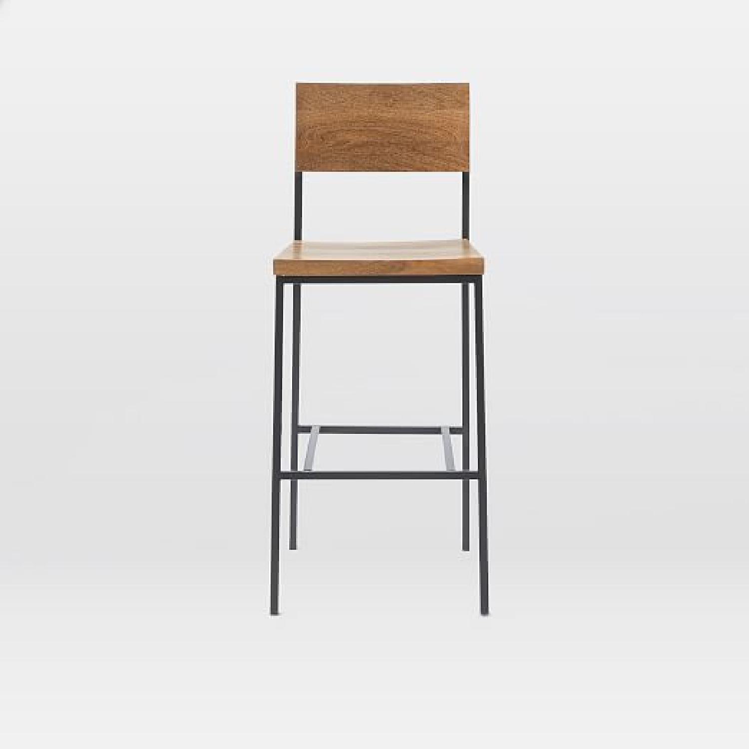 West Elm Rustic Counter Stools - image-9